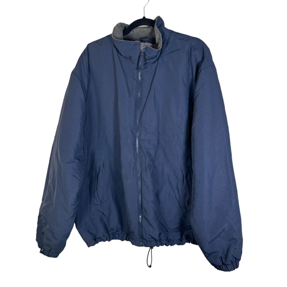 Duluth Trading Co. Navy Blue Nylon Jacket Men's Size XL